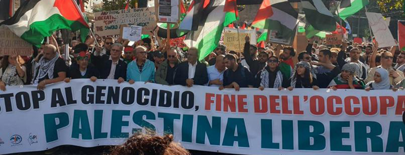 Al momento stai visualizzando Noi non siamo equidistanti. Giustizia per la Palestina, pace per due popoli. Senza giustizia non c’è pace! – di Andrea Montagni